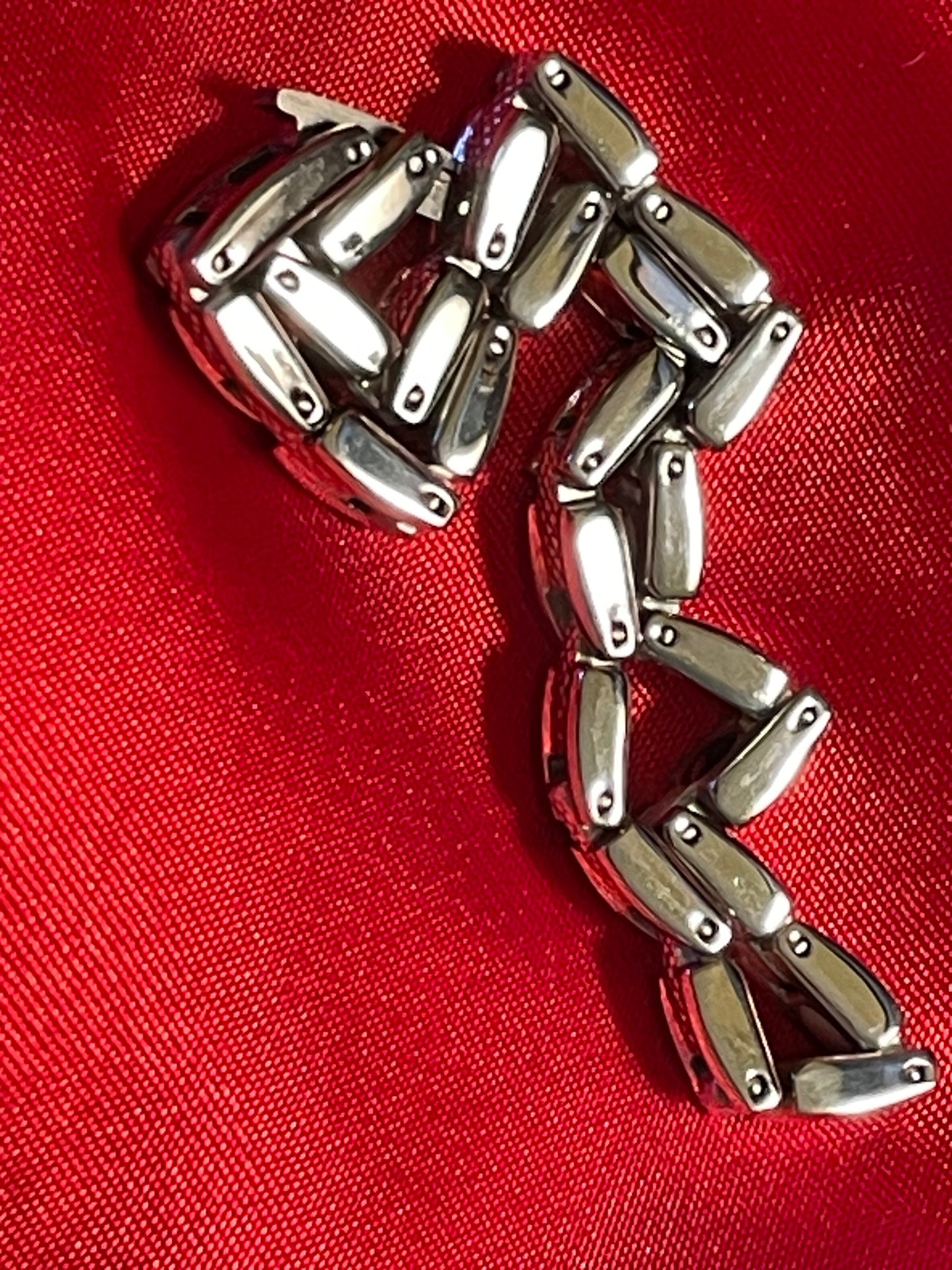 Bracelet-Silver Scalar Energy Bracelet