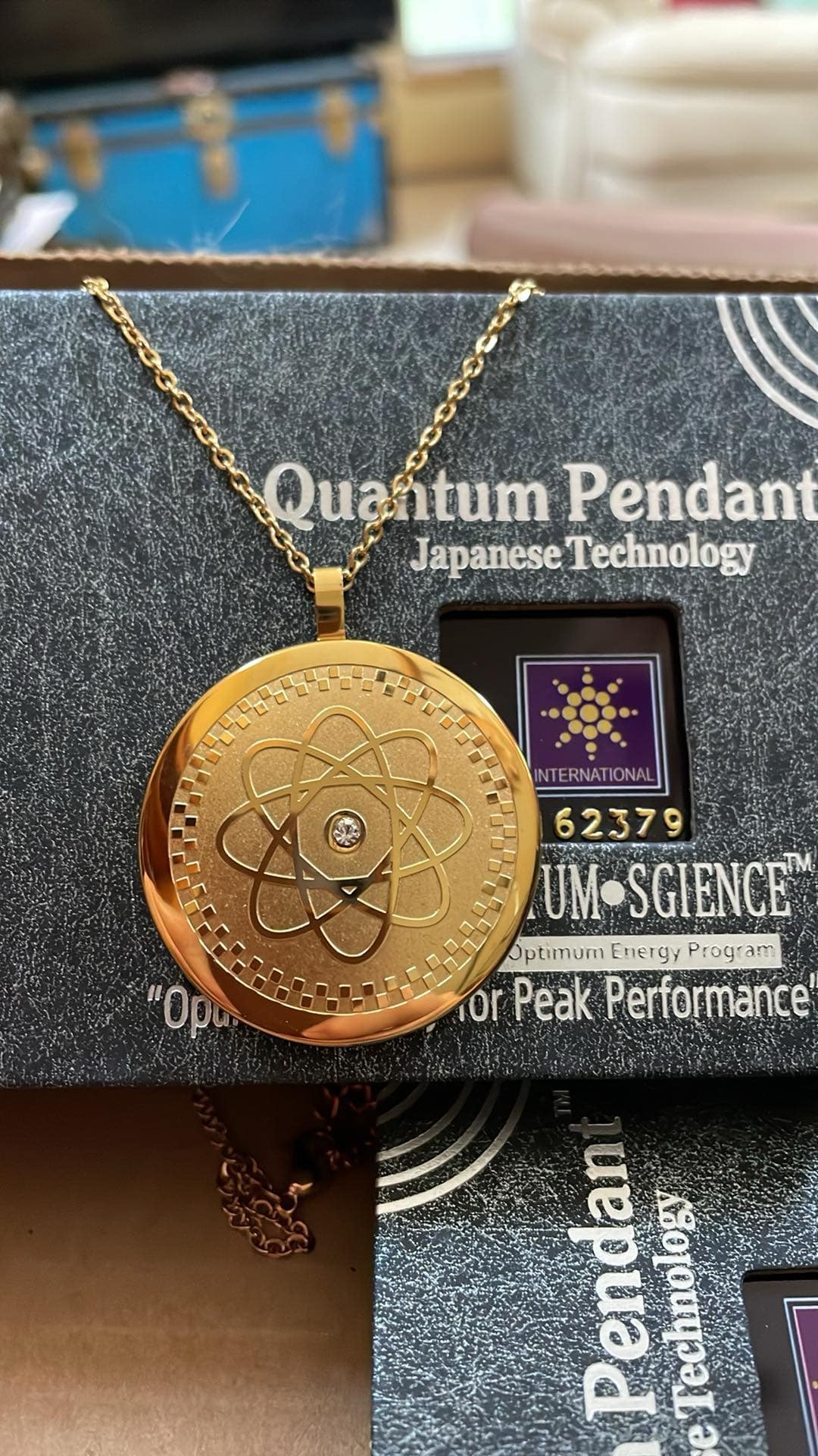 Quantum Crystal (large) Gold