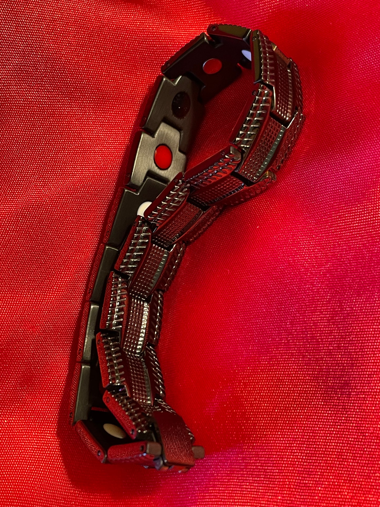 Bracelet-Large Black Scalar Energy Bracelet✨