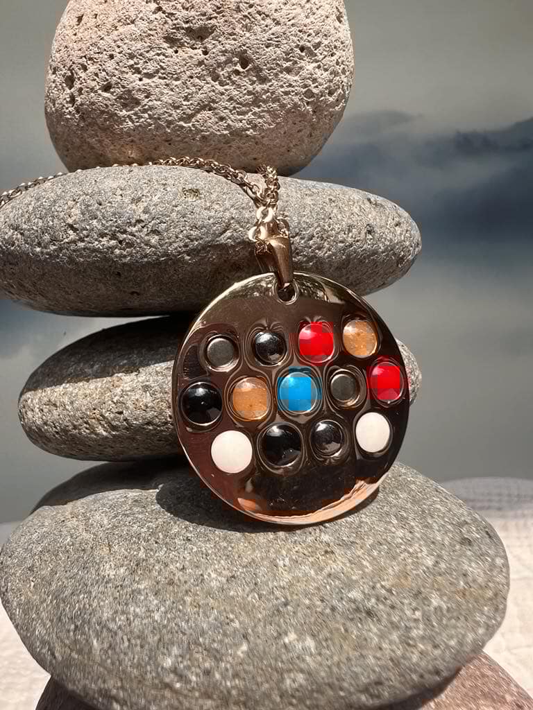 Quantum Black Stone - Rose Gold (small)