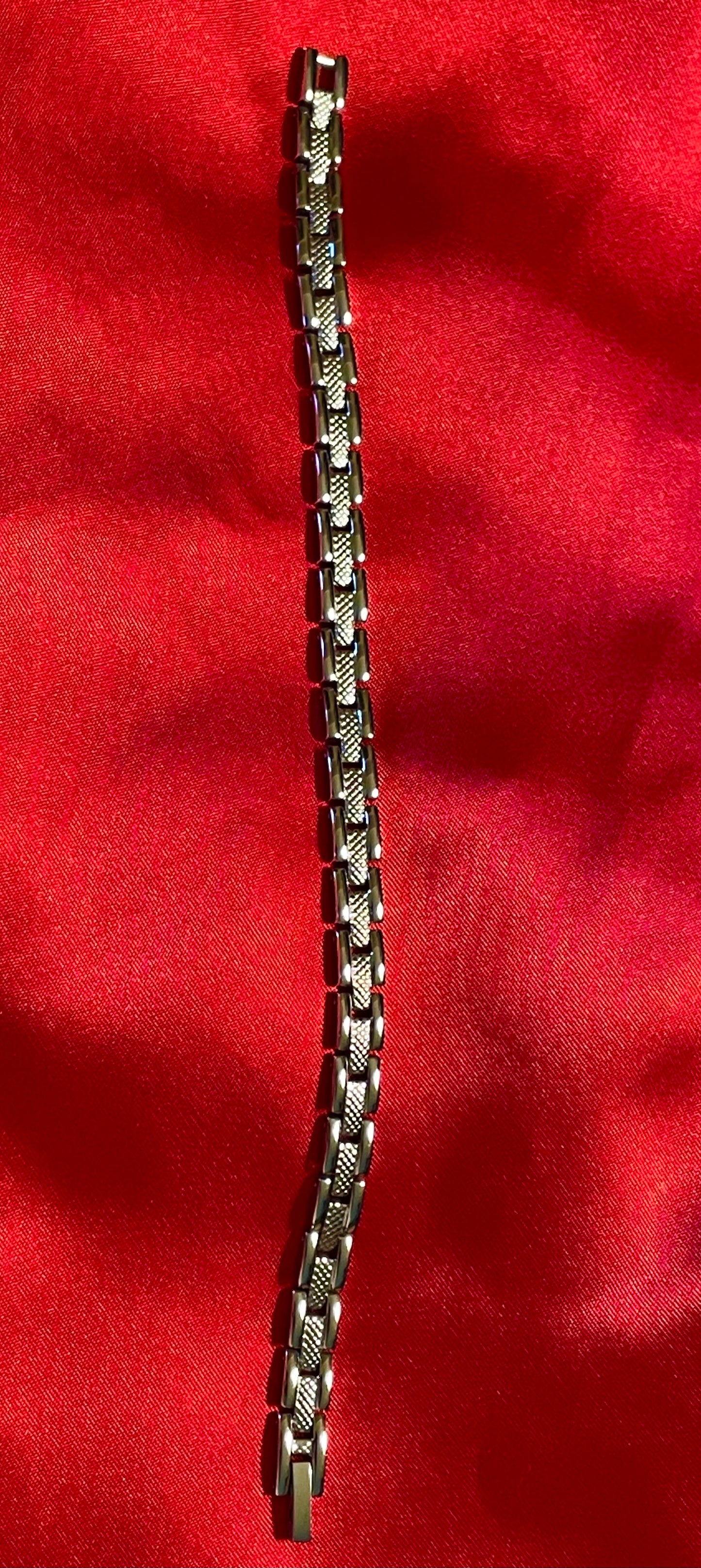 Bracelet-Silver Scalar Energy Bracelet