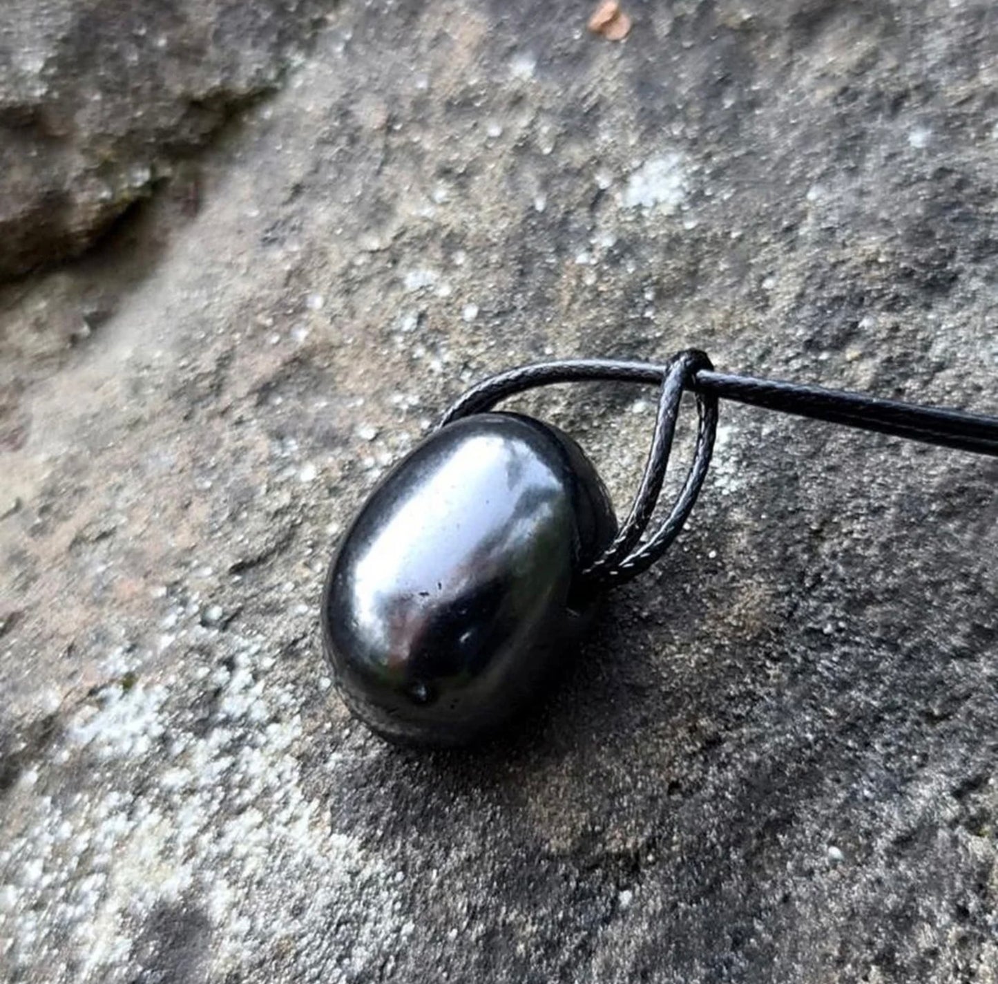 Karelian Shungite-The Drop Pendant