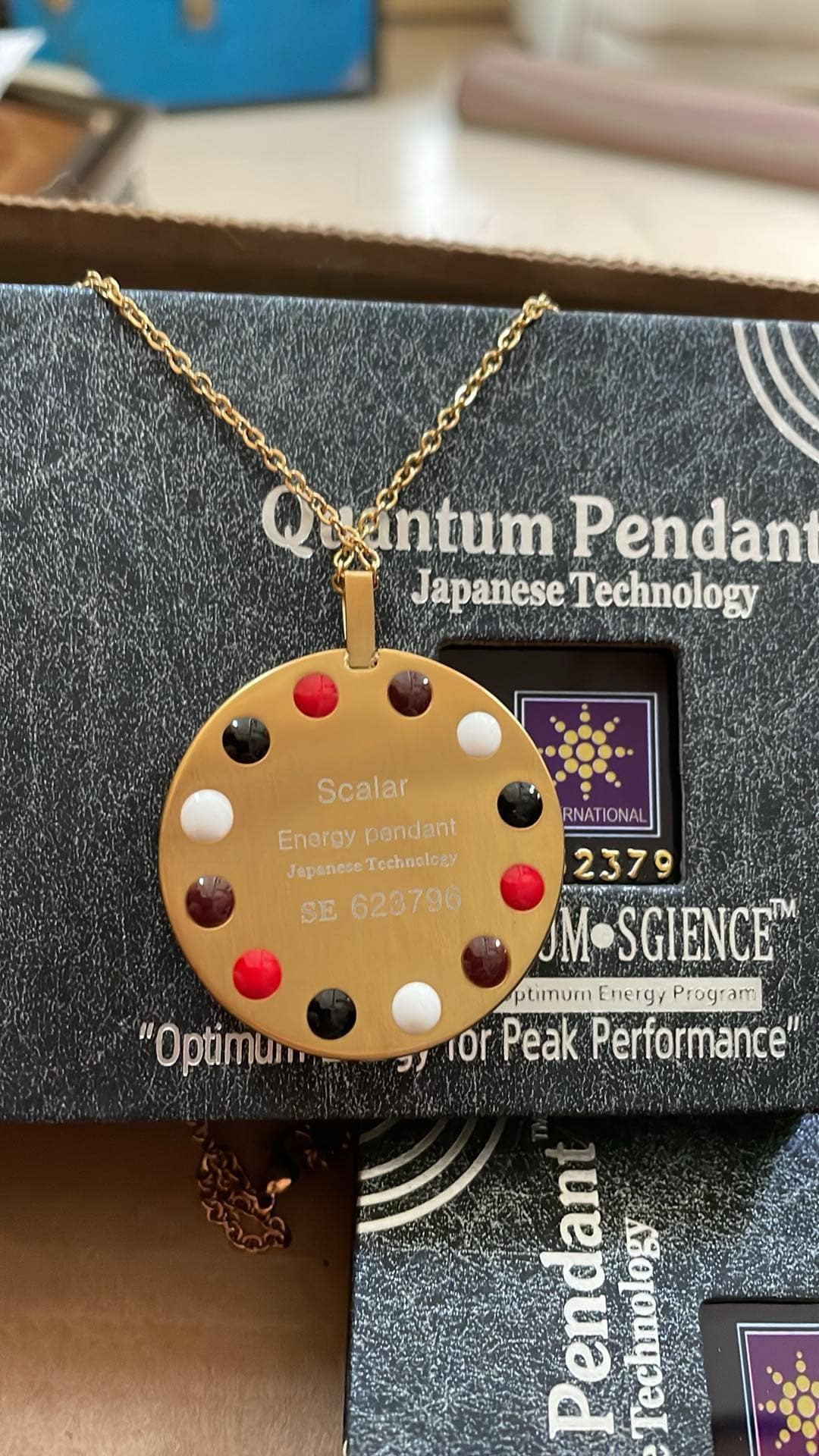 Quantum Crystal (large) Gold