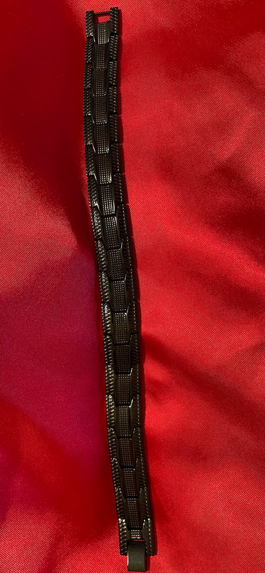 Bracelet-Large Black Scalar Energy Bracelet✨