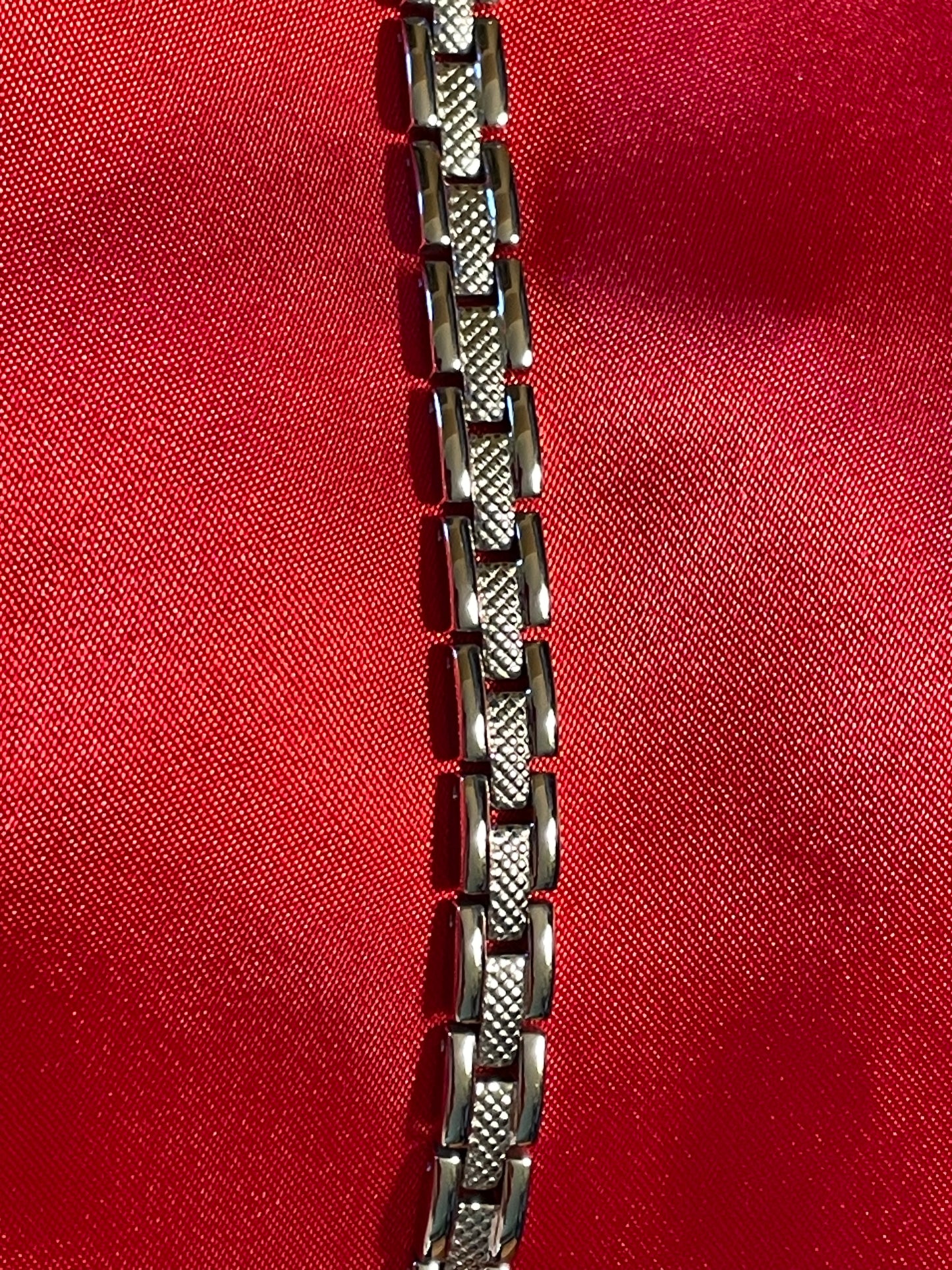 Bracelet-Silver Scalar Energy Bracelet