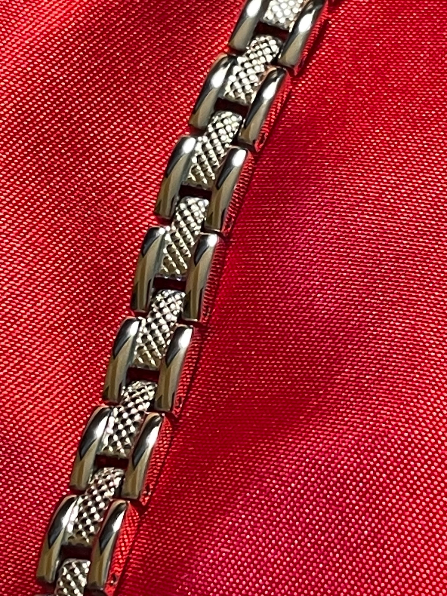 Bracelet-Silver Scalar Energy Bracelet