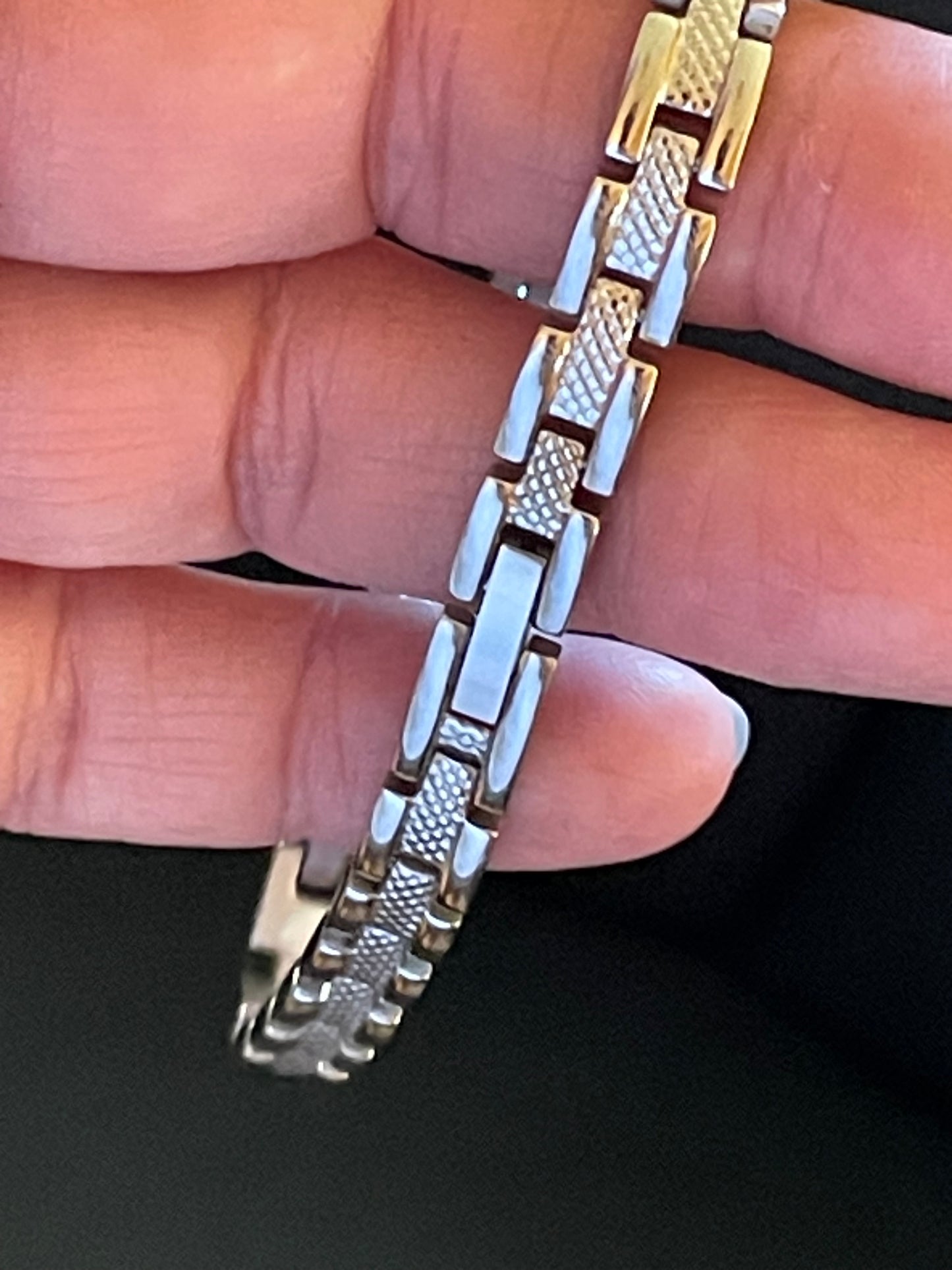 Bracelet-Silver Scalar Energy Bracelet