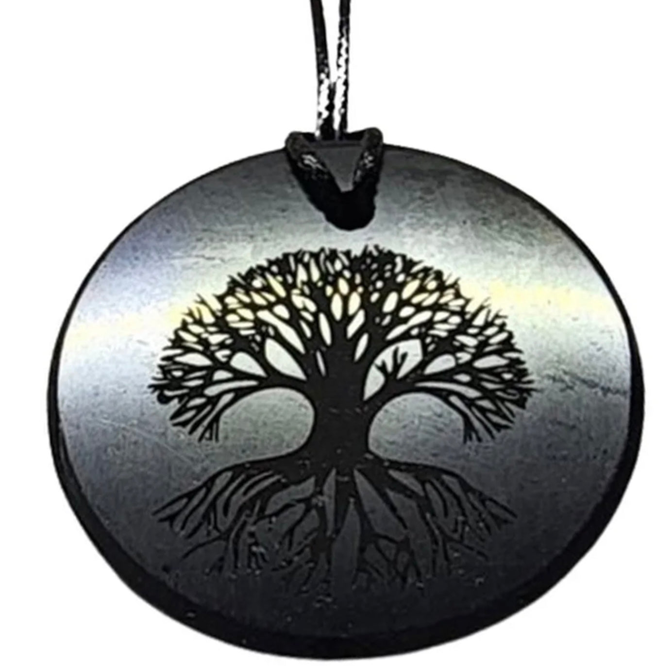 Karelian Shungite - Ancient Tree Of Life Pendant