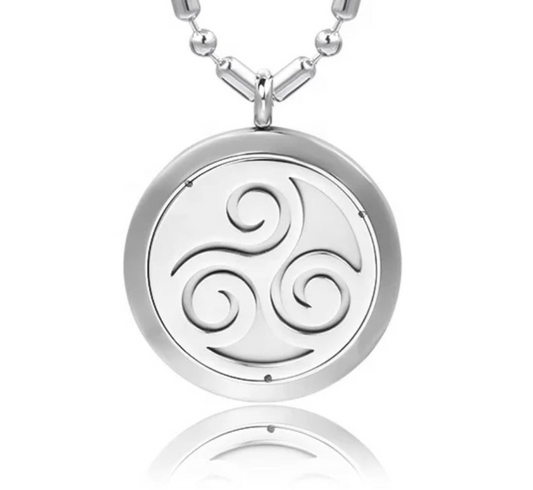 Triskelion Scalar Energy Pendant Silver