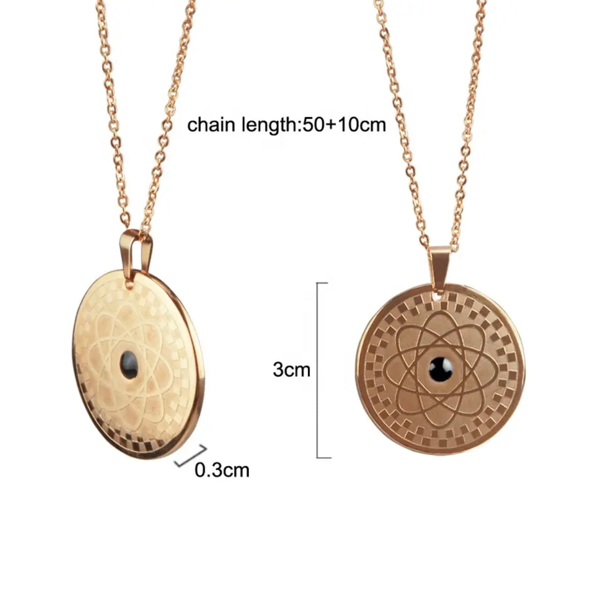 Quantum Black Stone - Gold (small)