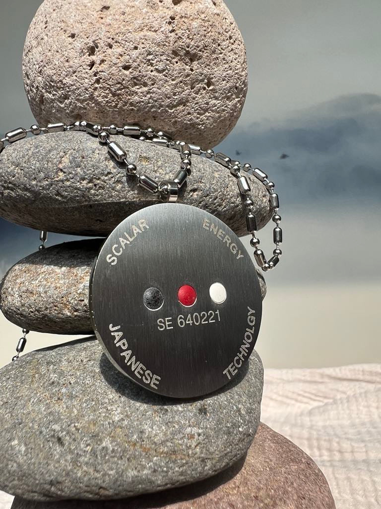 Swirl Scalar Energy Pendant Silver