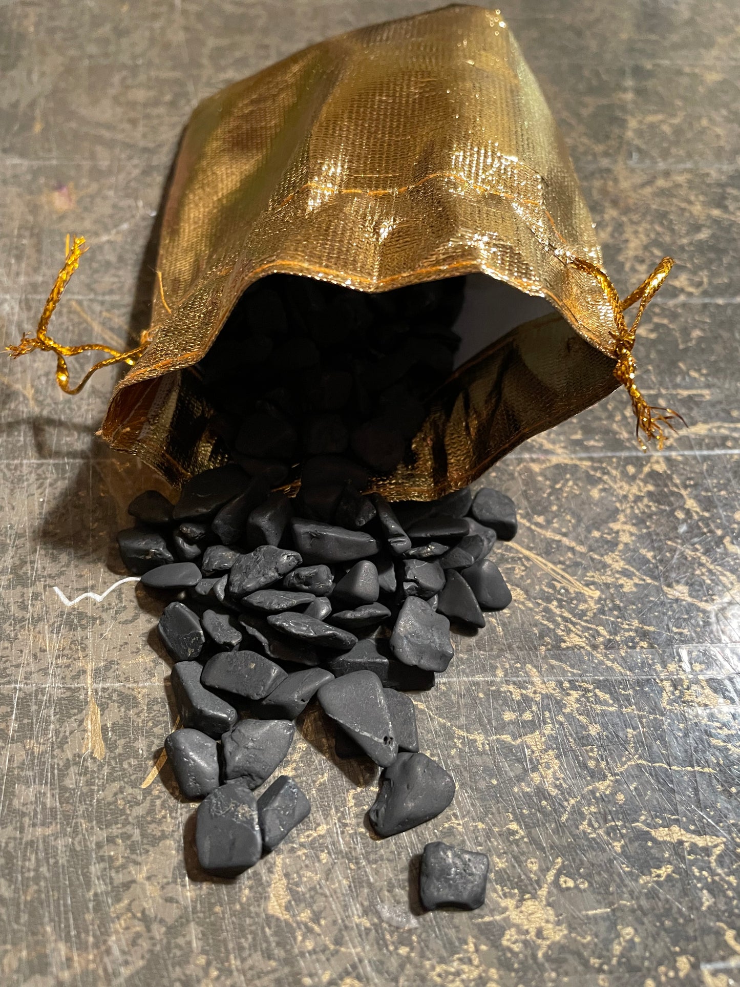 Shungite—Small Bag of Raw Shungite. 3.5 Oz— 4 Oz this current shipment is smaller chips